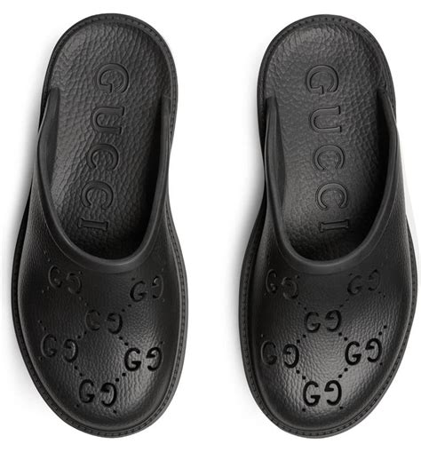 gucci clogs black